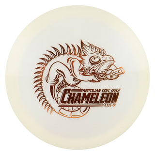 Reptilian Disc Golf Armor Chamelion Distance Driver 8.5/5/-1/2 White/Bronze 175 grams