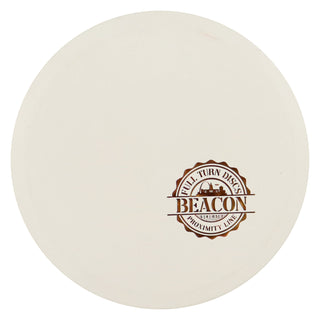 Full Turn Disc Golf Ground Beacon Midrange Disc 5/3/0.5/3 White/Bronze 179 grams