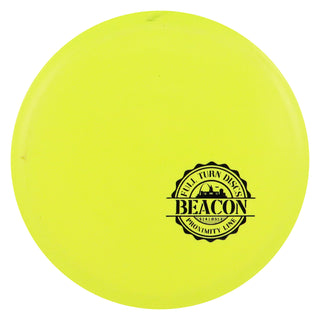 Full Turn Disc Golf Ground Beacon Midrange Disc 5/3/0.5/3 Yellow/Black 182 grams