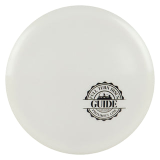 Full Turn Disc Golf Express Guide Midrange Disc 5/5/-2/1 White/Black 170 grams