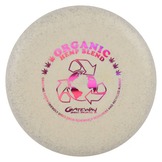 Gateway Disc Golf Organic Hemp SS Voodoo Putter 2/3/0/0 White/Magenta 173 grams