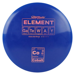Gateway Disc Golf Cobalt Element Midrange Disc 5/5/-1/1 Blue/Holo 176 grams