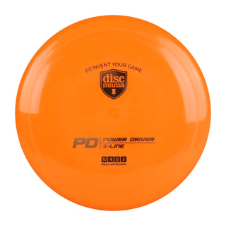 Discmania Disc Golf S-Line PD Power Driver 10/4/0/3 Orange/Gold 172 grams