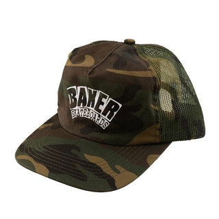 Baker Skateboards Hat Arch Logo Trucker Camo