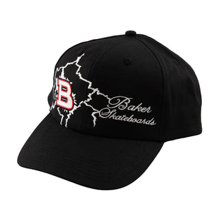 Baker Skateboards Hat Electrified B Snapback Black