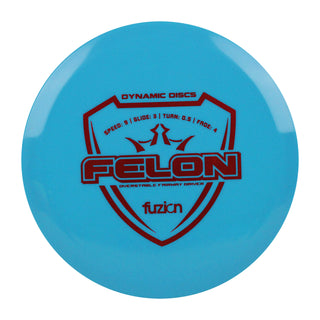 Dynamic Disc Golf Fuzion Felon Distance Driver 9/3/0.5/4 Blue/Red 174 grams