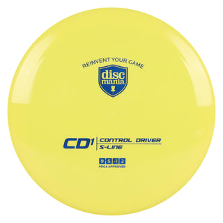 Discmania Disc Golf S-Line CD1 Control Driver 9/5/-1/2 Yellow/Blue 176 grams