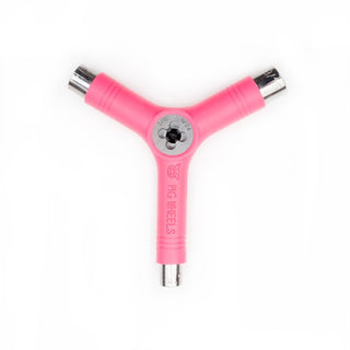 Pig Skate Tool Tri Socket All In One With Threader - Pink