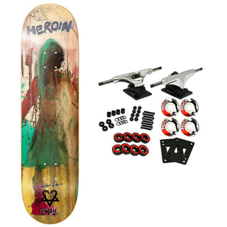 Heroin Skateboard Complete Dalton Dern Bam 8.38" x 32"
