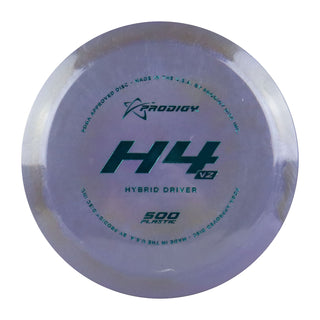 Prodigy Disc Golf 500 H4V2 Distance Driver 10/5/-2/1.5 Grey/Teal 174 grams