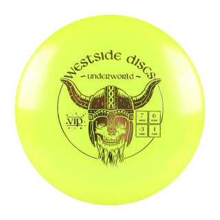 Westside Discs VIP Glimmer Underworld Fairway Driver 7/6/-3/1 Yellow/Gold 174 grams
