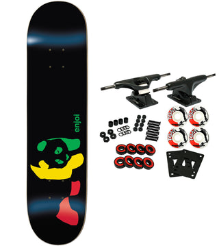 Enjoi Skateboard Complete Rasta Panda 8.0" x 31.6"