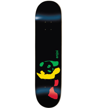 Enjoi Skateboard Deck Rasta Panda 8.0" x 31.6"