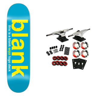 Enjoi Skateboard Complete Blank Yellow/Blue 8.25" x 32"