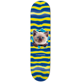 Enjoi Deck Kitten Ripper Blue 8.25"