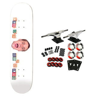 Enjoi Complete Hassler Bag of Suck White 8.25" x 32.1"