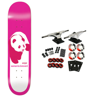 Enjoi Complete Samarria Bravard Classic Panda Super Sap Pink 8.0" x 31.6"