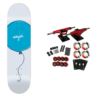 Enjoi Skateboard Complete Float Blue 8.5" x 32.1"