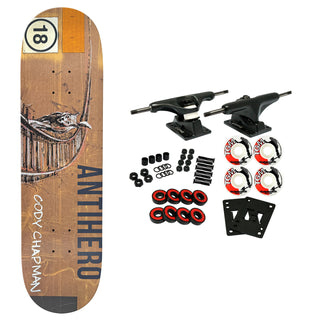 Anti Hero Skateboard Complete Cody Chapman Intermodal Brown 8.5" x 32.18"