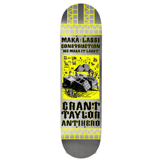 Anti Hero Skateboard Complete Grant Taylor Makalassi DBX Silver 8.5" x 31.85"