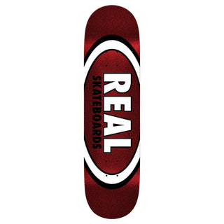 Real Skateboard Deck Easy Rider Glitter Oval Red Fire 8.5" x 31.85"
