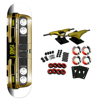 Real Skateboard Complete Ishod Grille Ltd True Fit Gold Foil 8.25" x 31.5"