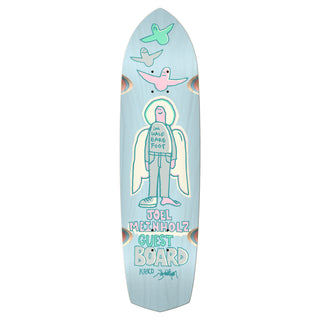 Krooked Skateboard Complete Joel Meinholz Zig Zagger Light Blue 8.62" x 32.18"