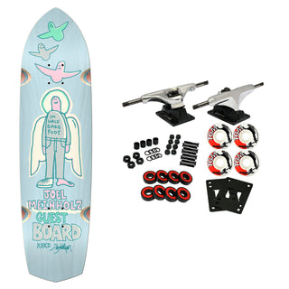 Krooked Skateboard Complete Joel Meinholz Zig Zagger Light Blue 8.62" x 32.18"