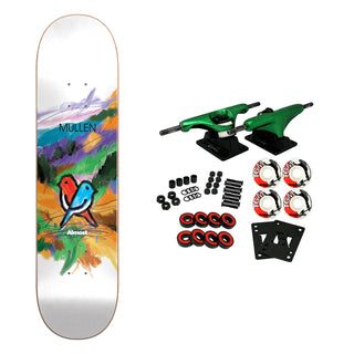 Almost Skateboard Complete Mullen Mean Pets Paintings Impact Light 8.0" x 31.6"