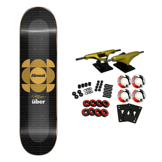 Almost Skateboard Complete Mullen Uber Expanded Gold 8.375" x 32.2"