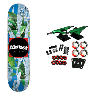 Almost Skateboard Complete Metal White 8.375" x 32.1"