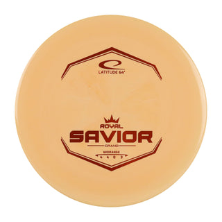 Latitude 64 Disc Golf Royal Grand Savior Midrange 4/4/0/3 Peach/Orange 176 grams