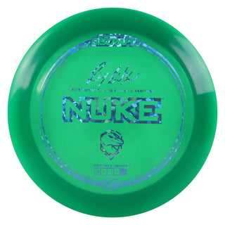 Discraft Disc Golf Ricky Wysocki Signature Series Z Line Nuke Driver 13/5/-1/3 Dark Green/Blue Shatter 167-169g