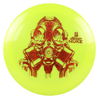 Discraft Disc Golf Big Z Nuke Distance Driver 13/5/-1/3 Yellow/Orange Stars 170-172g