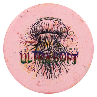 Prodigy Disc Golf 300 Ultra Soft Color Fractal Plastic A5 Twilight Tide Stamp Putter 4/3/0/2 Light Red/Rainbow 172 grams