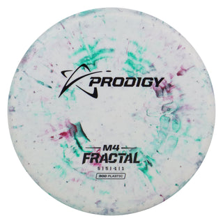 Prodigy Disc Golf 300 Fractal M4 Midrange 5/5/-1/1 White Green/Black 180 grams