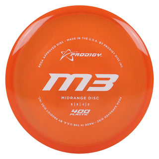 Prodigy Disc Golf 400 M3 Midrange 5/5/-1/2 Orange/White 173 grams