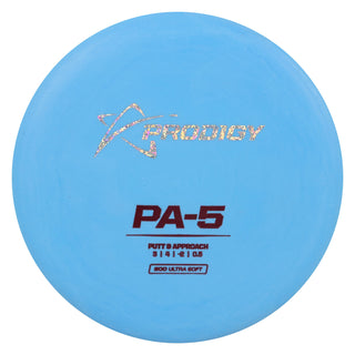 Prodigy Disc Golf 300 Ultra Soft PA-5 Putter 3/4/-2/0.5 Blue/Holo Shimmer/Maroon 177 grams