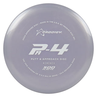 Prodigy Disc Golf 500 PA-4 Putter 3/3/-1/1 Silver/White 173 grams