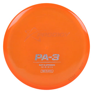 Prodigy Disc Golf 750 PA-3 Putter 3/3/0/1 Orange/Ghost/Holo Shimmer 172 grams