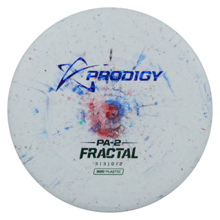 Prodigy Disc Golf 300 Fractal PA-2 Putter 3/3/0/2 Grey Blue/Navy Shatter/Green 173 grams
