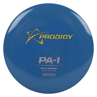 Prodigy Disc Golf 400 PA-1 Putting Disc 3/3/0/2 Blue/Gold Prisms/Blue Shimmer 172 grams