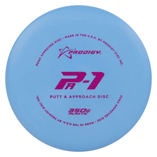 Prodigy Disc Golf 350G PA-1 Putting Disc 3/3/0/2 Blue/Magenta Shimmer 174 grams