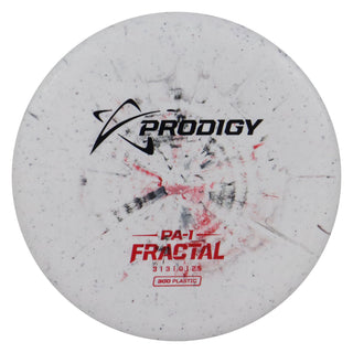 Prodigy Disc Golf 300 Fractal PA-1 Putting Disc 3/3/0/2 White/Black/Red 174 grams