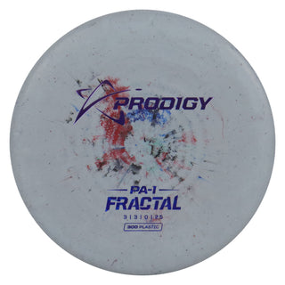 Prodigy Disc Golf 300 Fractal PA-1 Putting Disc 3/3/0/2 Grey/Lavender/Navy Shatter 174 grams