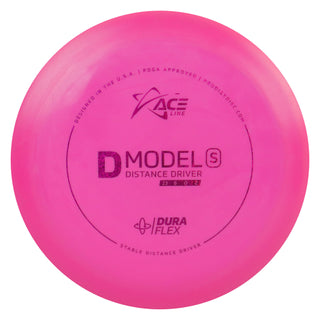 Ace Line Disc Golf DuraFlex D Model S Distance Driver 13/6/0/2 Pink/Purple Shimmer 173 grams