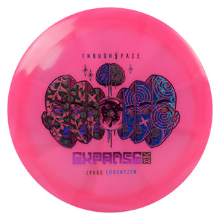 Thought Space Disc Golf Lykke Lorentzen Signature Vex Expanse Distance Driver 11/5/-1/2 Pink/Black Prisms/Blue Scales 174 grams