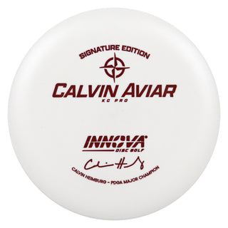 Innova Disc Golf KC Pro Calvin Heimburg Aviar Putter 2/3/0/2 Super White/Maroon 171 grams