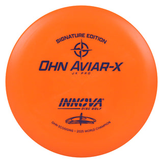 Innova Disc Golf JK Pro Ohn Scoggins Aviar-X Putter 2/3/0/2 Orange/Navy 170 grams