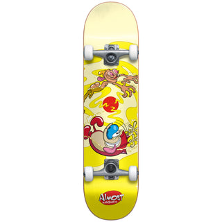 Almost Skateboard Complete Ren and Stimpy Drain FP 8.0"